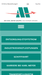 Mobile Screenshot of karl-meyer.de